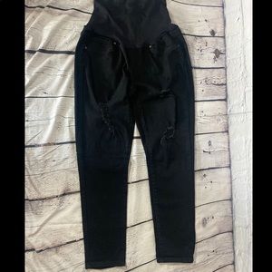 Maternity Distressed Jeans